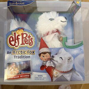 Elf on the Shelf Pets Arctic Fox Tradition NEW SEALED Plush Animal & Story Book
